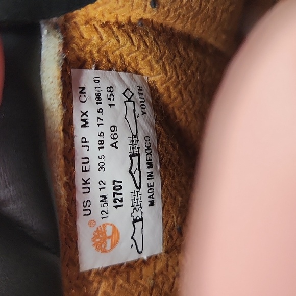 Timberland unisex-child 6" Premium Waterproof Boot in Black Nubuck - Picture 7 of 7